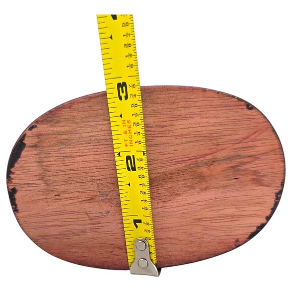 Vintage Chinese Hand Carved Resin Foo Dog Lion Statue Wood Base 5.5" - Picture 12 of 12